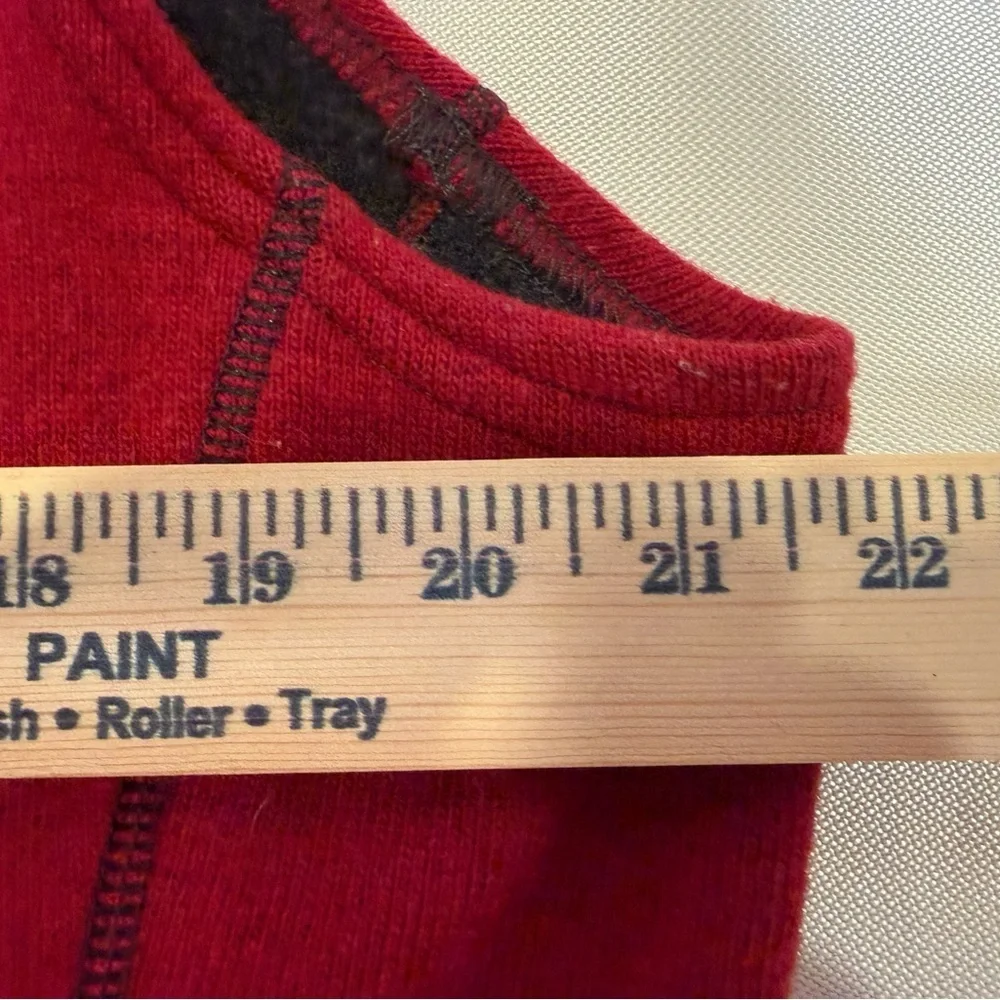 Overland Red/Gray XL Men’s Zip-Up Vest - Excellent Condition